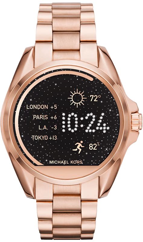 rose gold michael kors access watch uk